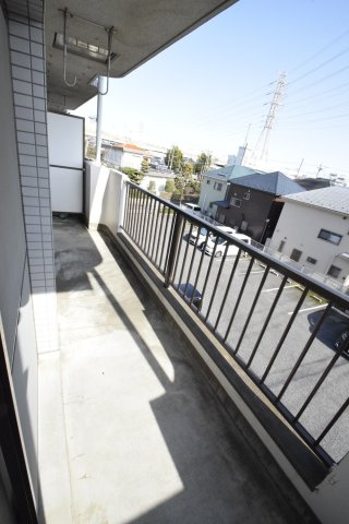 デュオプラザ33のバルコニー