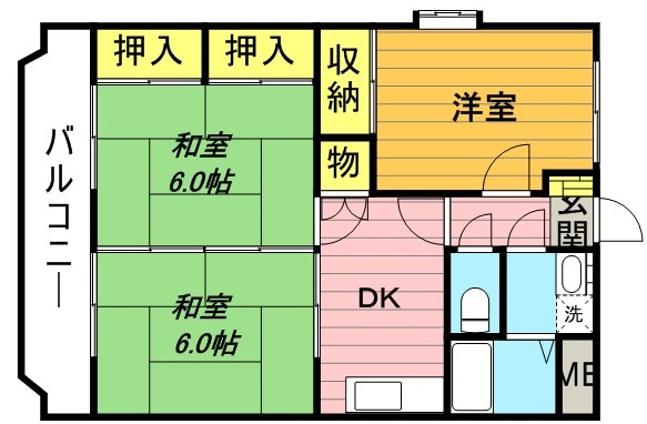 デュオプラザ33の間取り