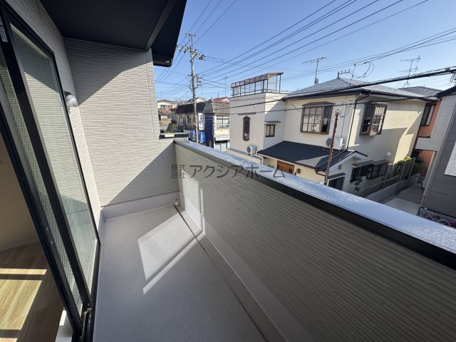 東村山市青葉町3丁目・全1棟　新築一戸建　のバルコニー