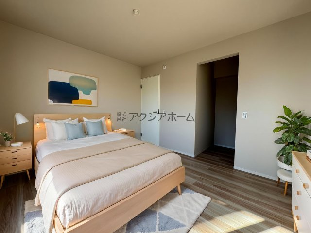 東村山市青葉町3丁目・全1棟　新築一戸建　の寝室|洋室8.5帖（家具はCG画像での表示になります）