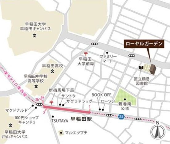 ローヤルガーデンの地図|地図