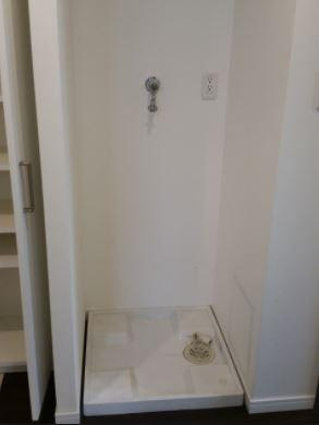 プライムアーバン新宿内藤町の設備|室内洗濯機置場（反転タイプ）