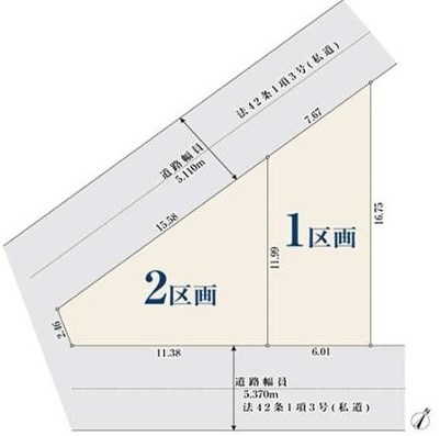 練馬区東大泉2丁目　土地　西武池袋線　大泉学園
