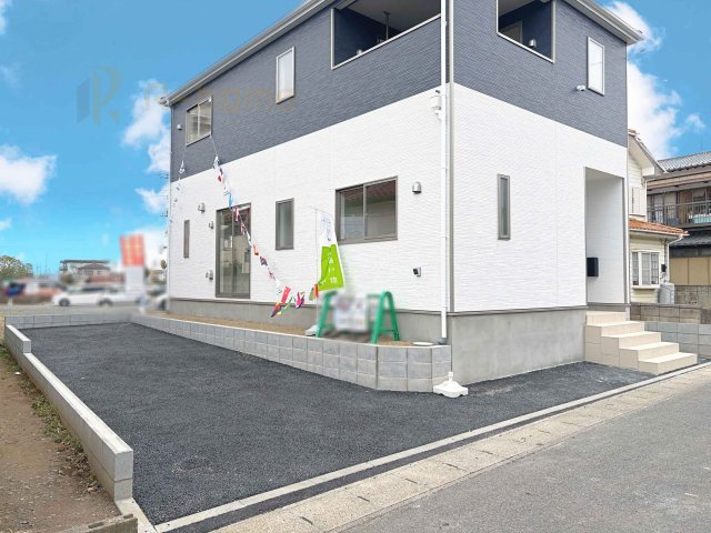取手市宮和田第8　新築戸建て　1号棟の駐車場|カースペースは2台お停めいただけます♪