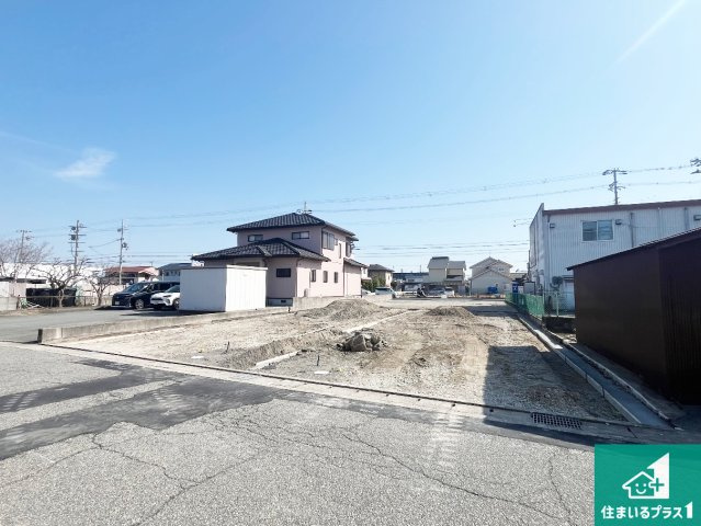 姫路市大津区恵美酒町　第3期　新築一戸建ての外観|周辺は落ち着いた街並みの住宅地！子育てがしやすい住環境です！まだ未完成ですが、現地でしかわからない事もございます。是非一度ご覧ください。