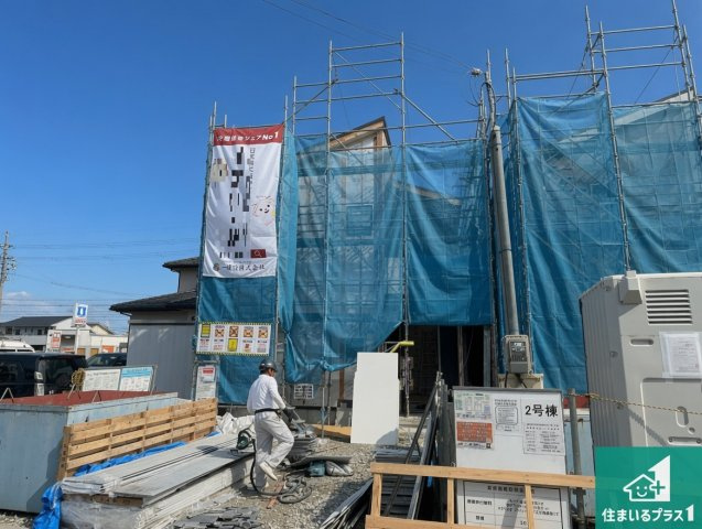 姫路市大津区恵美酒町　第3期　新築一戸建ての外観|周辺は落ち着いた街並みの住宅地！子育てがしやすい住環境です！まだ未完成ですが、現地でしかわからない事もございます。是非一度ご覧ください。