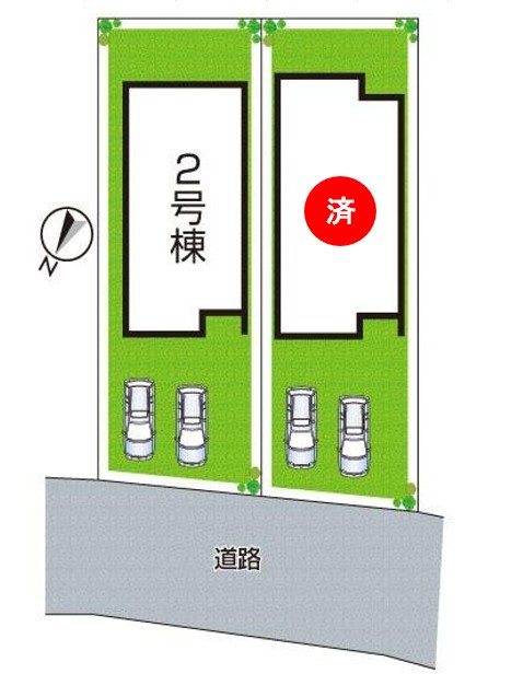 姫路市大津区恵美酒町　第3期　新築一戸建ての区画図|全2区画
