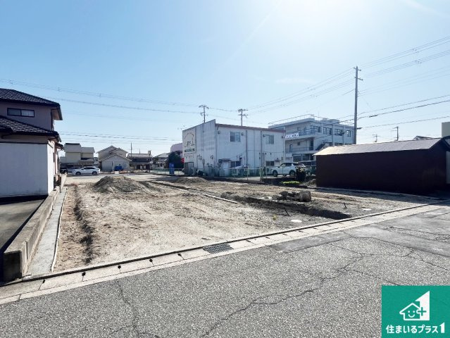 姫路市大津区恵美酒町　第3期　新築一戸建ての外観|周辺は落ち着いた街並みの住宅地！子育てがしやすい住環境です！まだ未完成ですが、現地でしかわからない事もございます。是非一度ご覧ください。