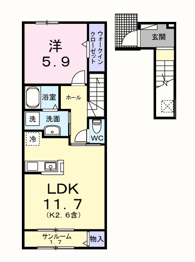 【間取り】 | エールトロワ