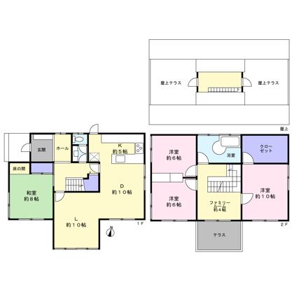 【間取り】 | 富士産業別荘地　戸建