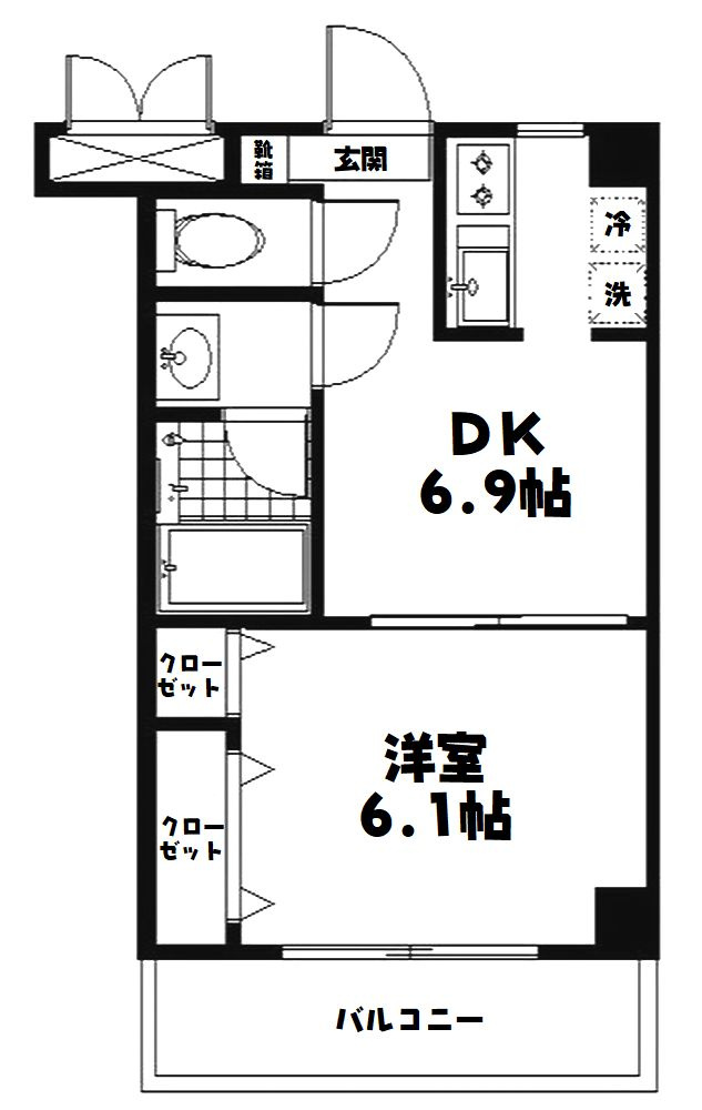 市両マンション　※3/27退去の画像