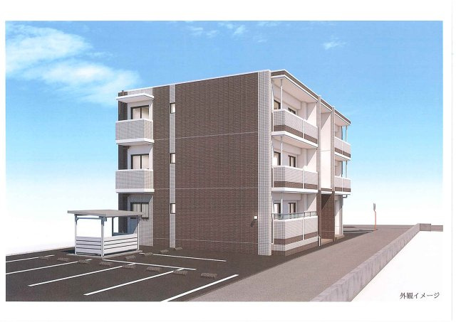 玉名市繁根木の賃貸マンションの駐車場