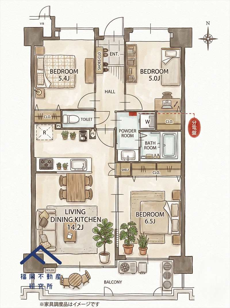 エイルスクエア空港東の間取り
