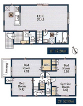 名古屋市昭和区伊勝町1丁目11【仲介手数料無料】新築一戸建て 1号棟の画像