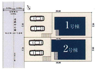 【区画図】 | 名古屋市昭和区伊勝町1丁目11【仲介手数料無料】新築一戸建て 1号棟