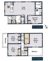 名古屋市昭和区伊勝町1丁目11【仲介手数料無料】新築一戸建て 2号棟の画像