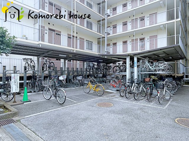 大宮吉敷町スカイハイツの駐輪場|3/19撮影済み
