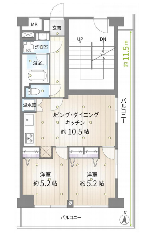 大宮吉敷町スカイハイツの間取り|3/19撮影済み