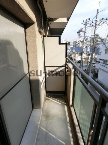 サンフェイム黒田のバルコニー