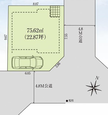 新座市野寺4丁目　土地　西武池袋線　保谷
