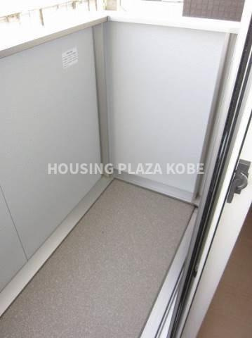 クレールわかばのバルコニー