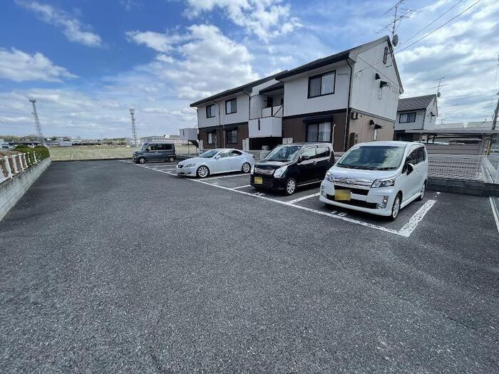 シンセラー羽田　B棟の駐車場