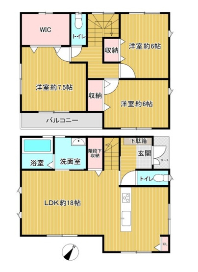 【間取り】 | 成田市久住中央４丁目
