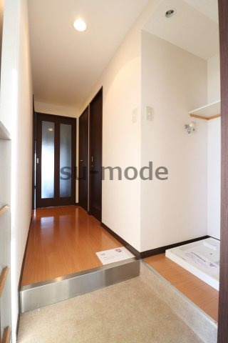 マンションクォーレの玄関