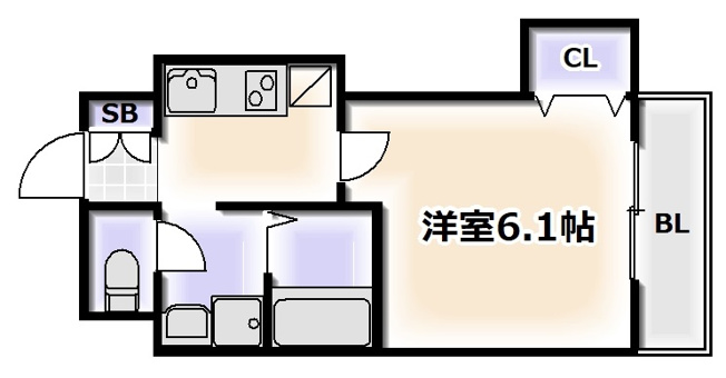 【間取り】 | みおつくし岸里Ⅲ