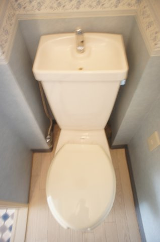【トイレ】 | ハイツエバグリーン津田沼2号棟 | 落ち着いたトイレです