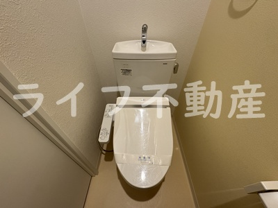 アウラ新深江のトイレ|落ち着いたトイレです