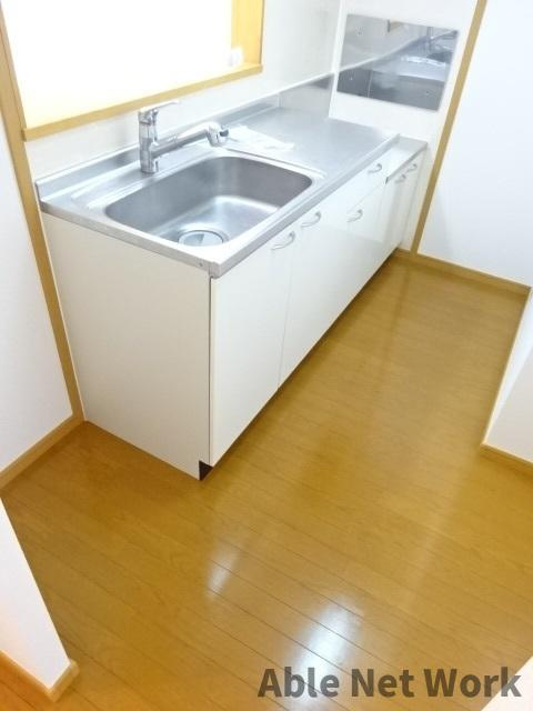 サンライト若松Ⅱのキッチン|対面式キッチン