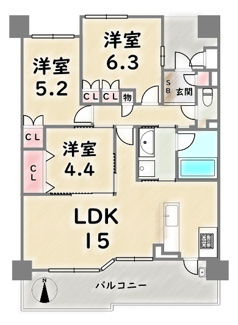 【間取り】 | アンビエント西院ダイヤモンドイースト