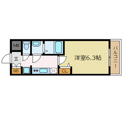 【間取り】 | プレサンス新大阪イオリア