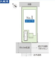 市原市八幡の区画図