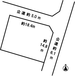 売地　豊橋市三本木町新三本木26番3の一部