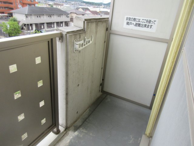 パークサイド甲西のバルコニー