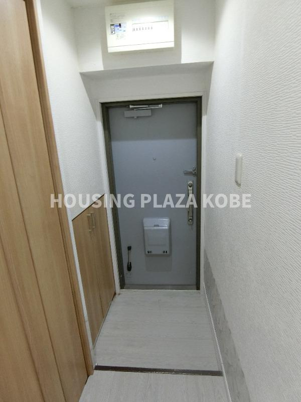 グレイスハイツ長楽の玄関