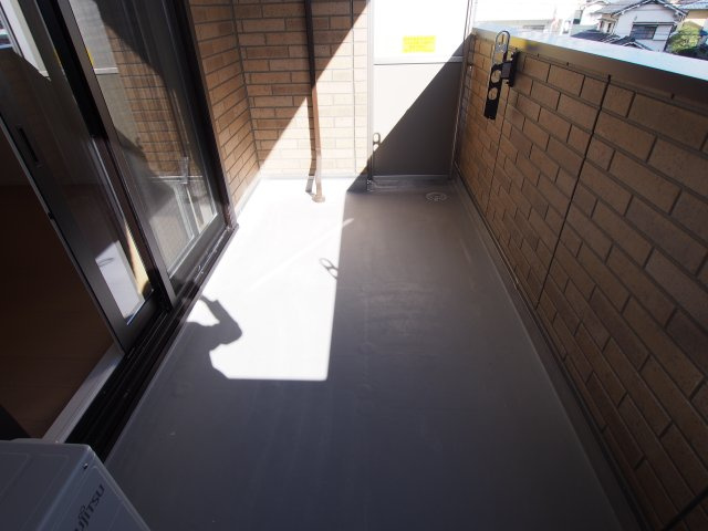 セジュール桃山のバルコニー