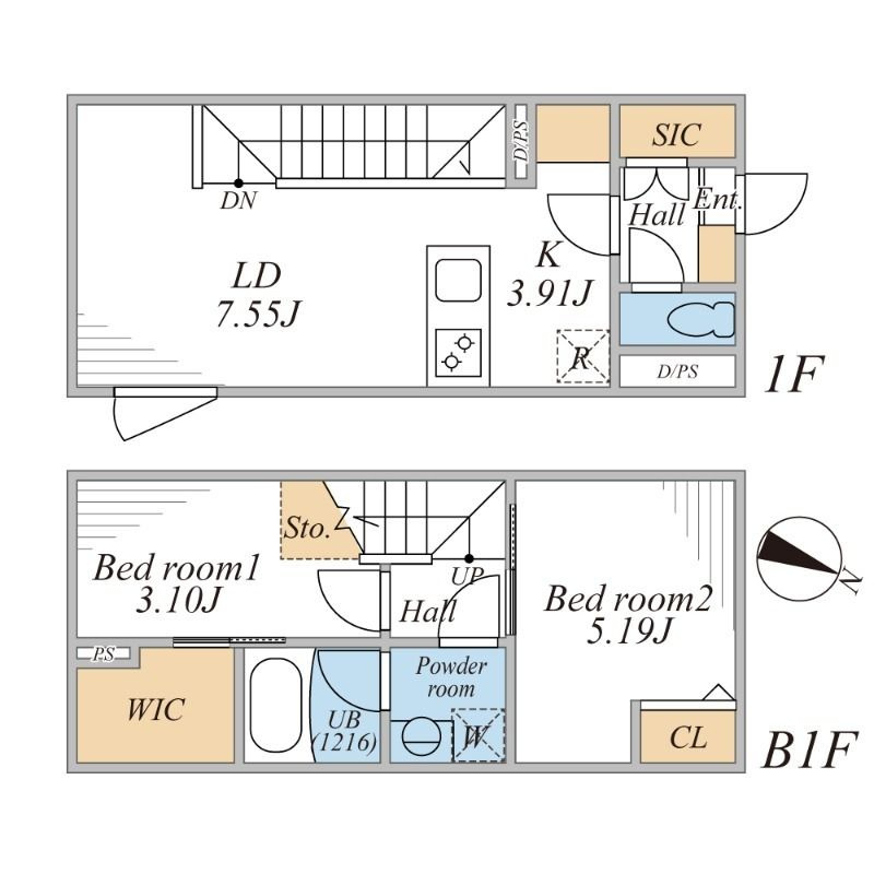 LEGALAND桜新町の間取り