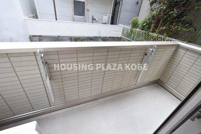LaMaison大田町のバルコニー