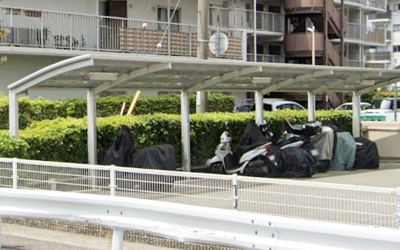 【駐輪場】 | ユニハイム魚崎2号棟