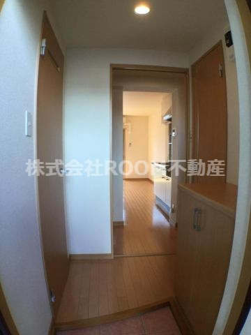 ソレイユコートの玄関