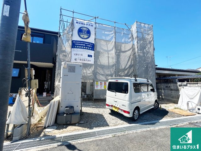 泉大津市助松町　第2期　新築一戸建ての外観|現在建築中！落ち着いた街並みで新生活を始めることが出来そう！周辺の物件も併せてご紹介させて頂きます！