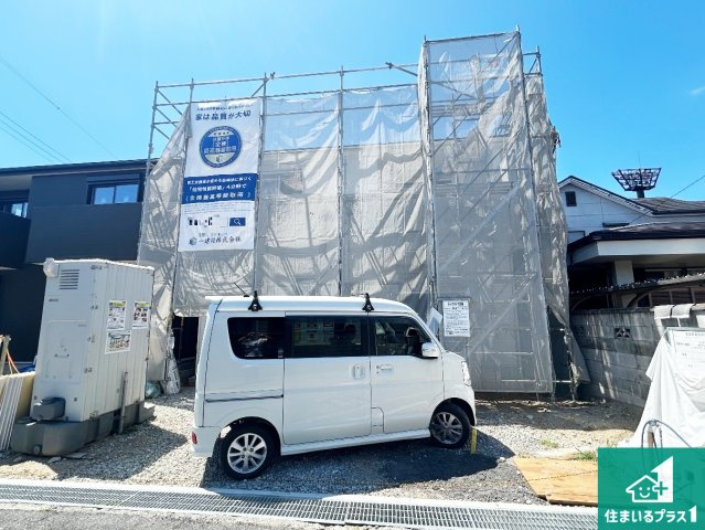 泉大津市助松町　第2期　新築一戸建ての外観|現在の進捗状況です！順調に作業進行中、完成が待ち遠しいです！詳細の間取り等、お気軽にお問い合わせください！