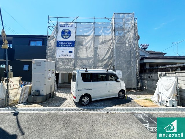 泉大津市助松町　第2期　新築一戸建ての外観|現在建築中！落ち着いた街並みで新生活を始めることが出来そう！周辺の物件も併せてご紹介させて頂きます！