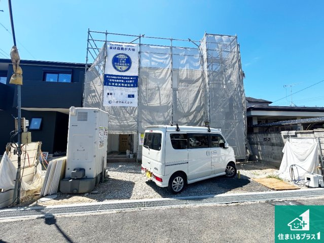 泉大津市助松町　第2期　新築一戸建ての外観|現在の進捗状況です！順調に作業進行中、完成が待ち遠しいです！詳細の間取り等、お気軽にお問い合わせください！