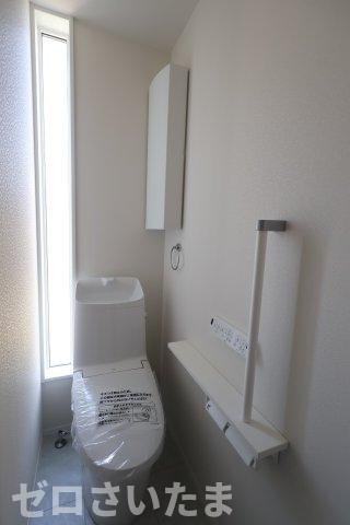 《仲介手数料無料》浦和区木崎４丁目25-6新築一戸建てイデアーレのトイレ