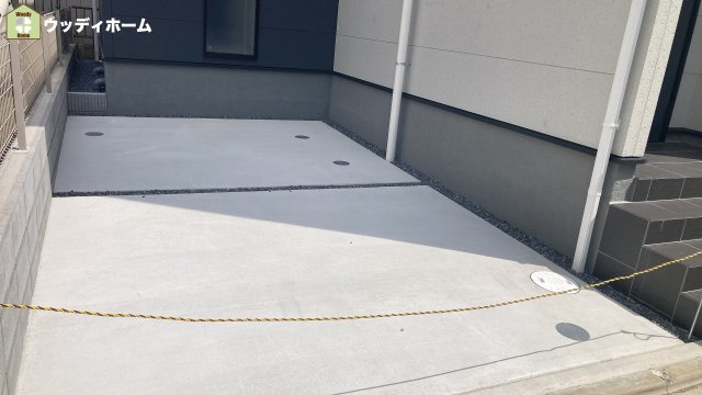 越谷市弥十郎　新築一戸建ての駐車場