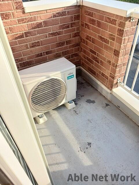 ブリズⅢのバルコニー|日当りのいいバルコニーです